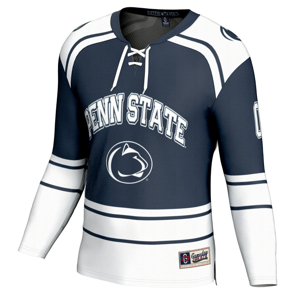 Penn State Nittany Lions NIL Pick-A-Player Ice Hockey Fashion Jersey - Navy product image 3, provided for visual reference