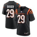 Cincinnati Bengals Kyle Dugger Black Team Game Jersey product image 1, provided for visual reference and product detail