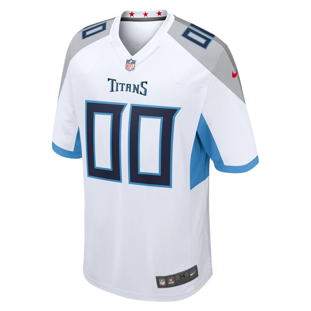 Tennessee Titans White Custom Game Jersey product image 3, provided for visual reference and product detail review