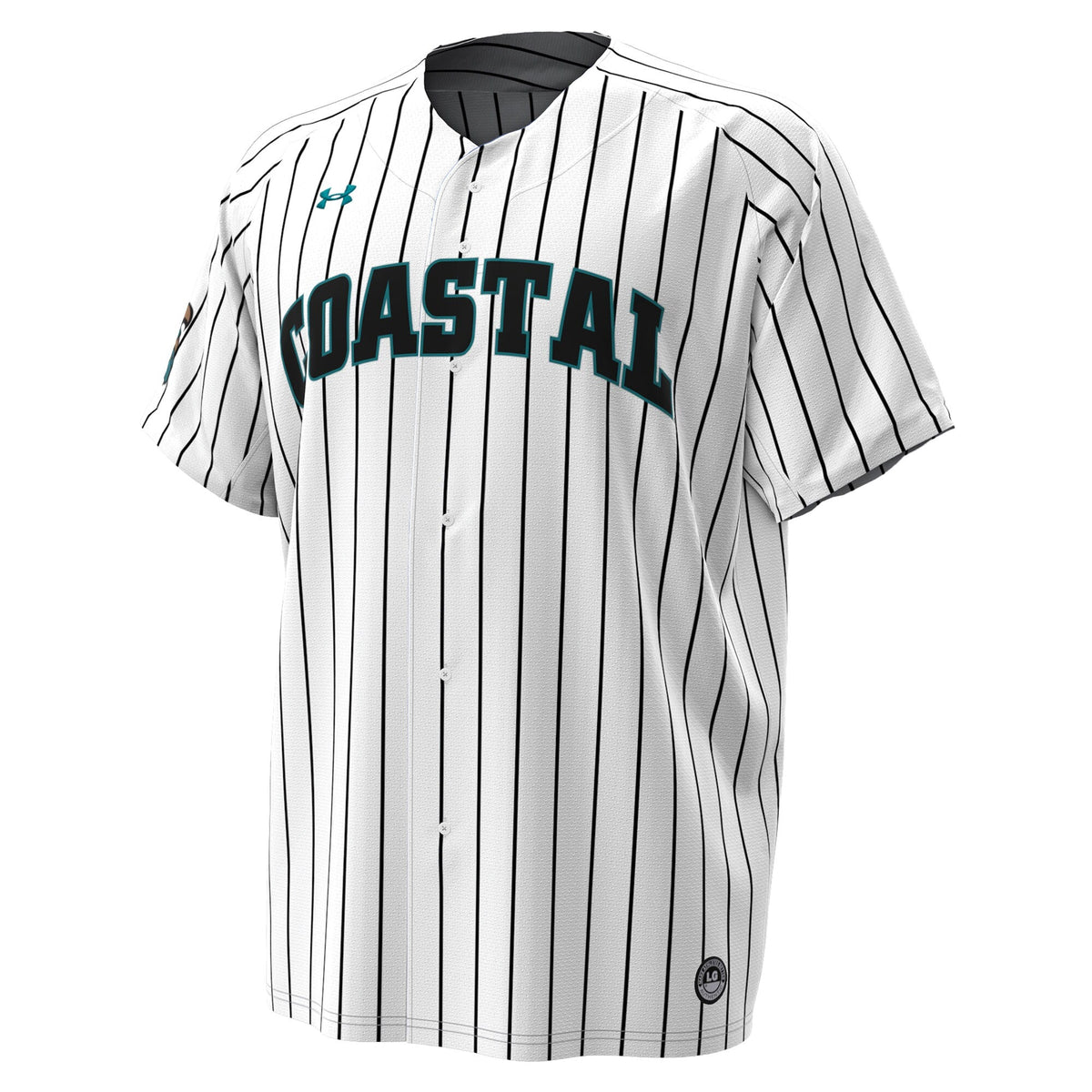 Coastal Carolina Chanticleers Replica Baseball Jersey - White product image 3, provided for visual reference and product
