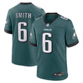 Philadelphia Eagles DeVonta Smith Midnight Green Team Game Jersey product image 1, provided for visual reference and product