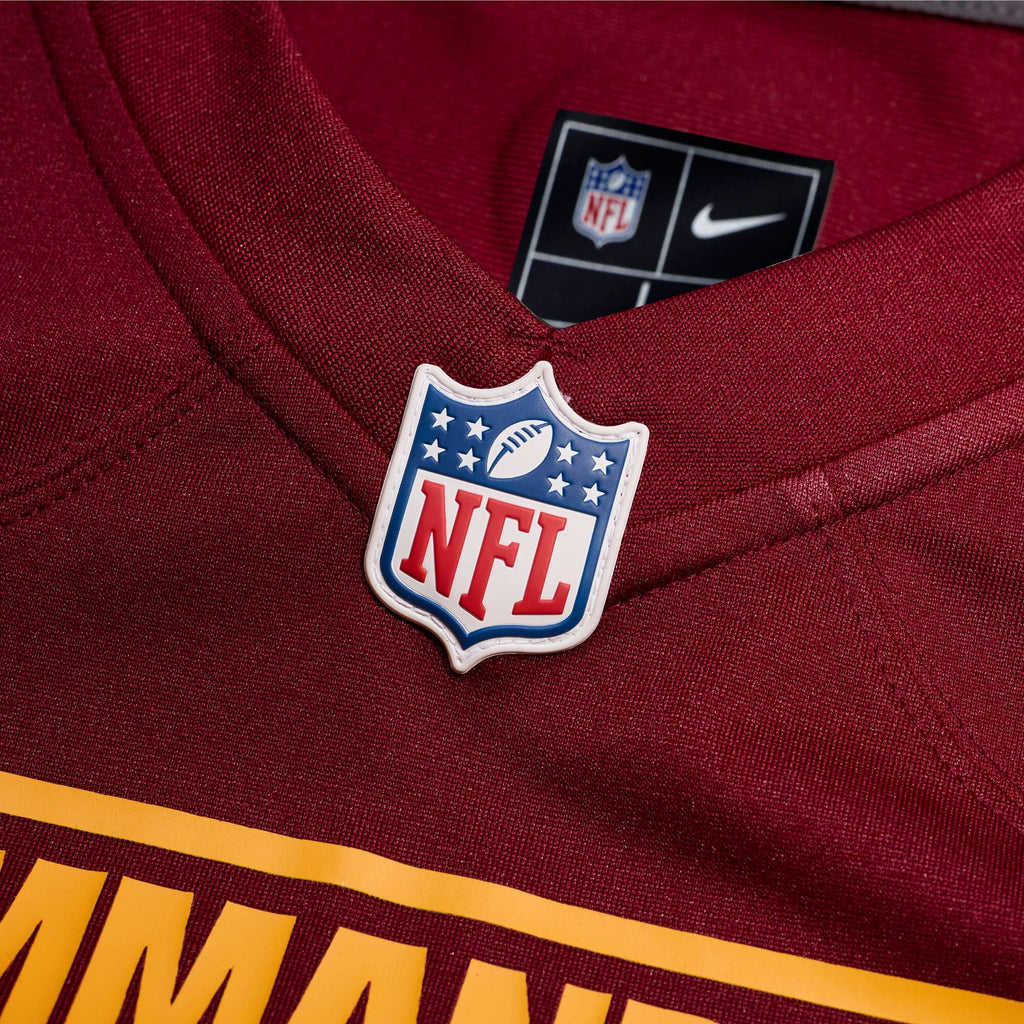 Washington Commanders Josh Conerly Jr. Burgundy Team Game Jersey product image 5, provided for visual reference and product