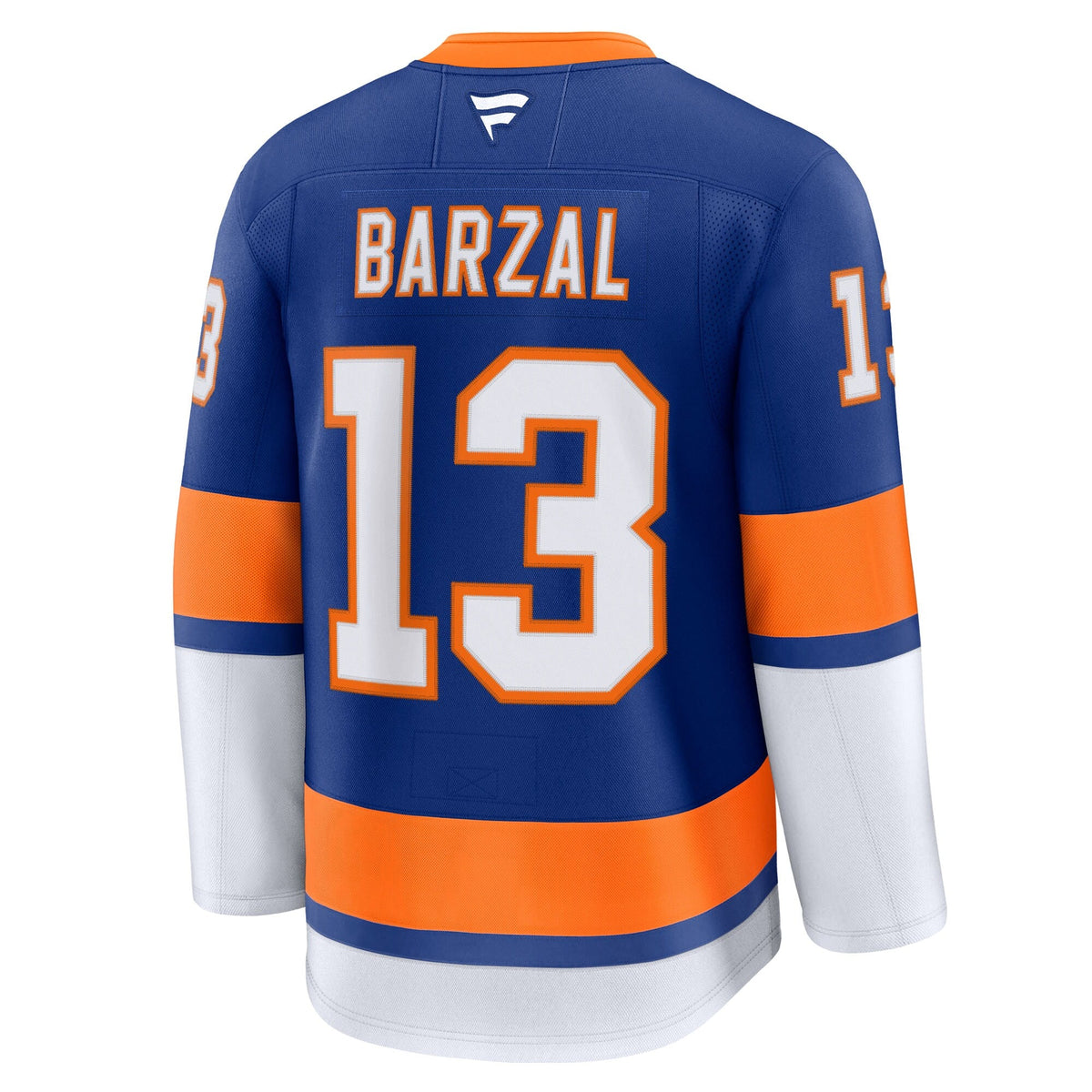 New York Islanders Mathew Barzal Royal Home Premium Jersey product image 4, provided for visual reference and product detail