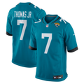 Jacksonville Jaguars Brian Thomas Jr Teal Player Game Jersey product image 1, provided for visual reference and product