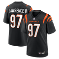 Cincinnati Bengals Dexter Lawrence II Black Game Jersey product image 1, provided for visual reference and product detail