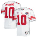 New York Giants 2007 Eli Manning White Authentic Throwback Retired Player Jersey product image 1, provided for visual