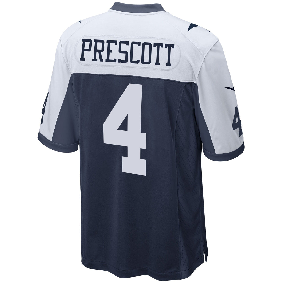 Dallas Cowboys Dak Prescott Navy Alternate Game Team Jersey product image 4, provided for visual reference and product