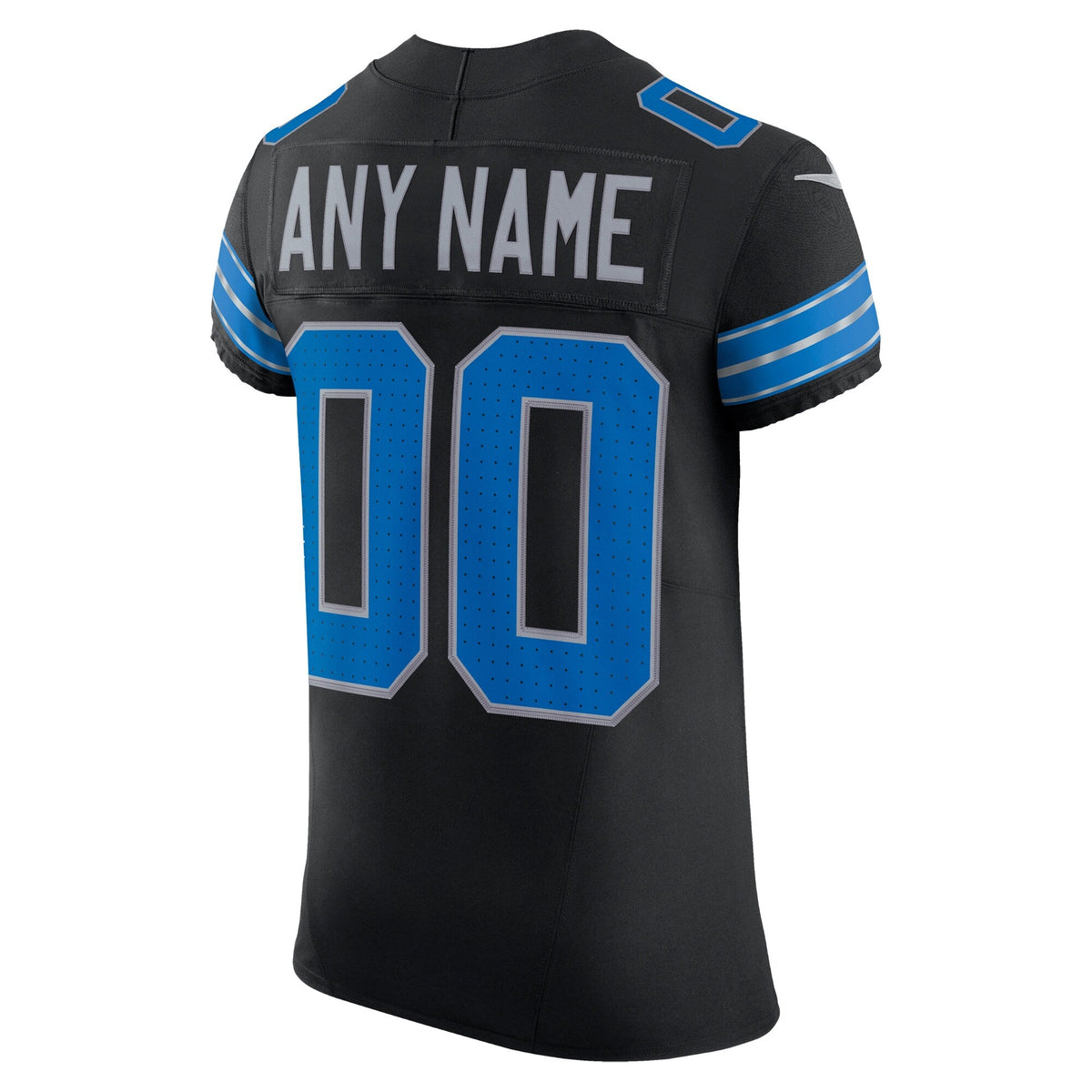 Detroit Lions Black Alternate Vapor F.U.S.E. Elite Custom Jersey product image 4, provided for visual reference and product