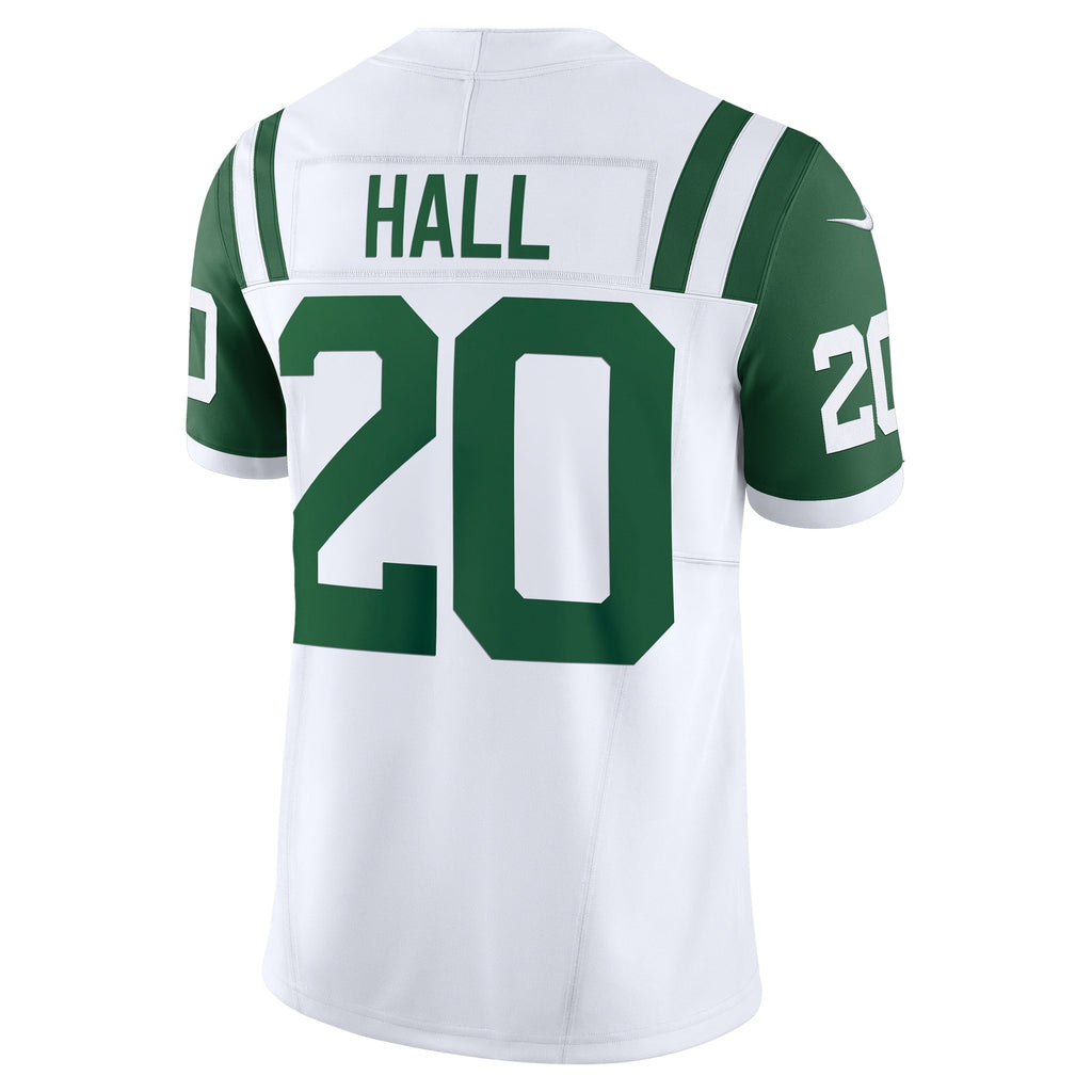 New York Jets Breece Hall White Classic Alternate Vapor F.U.S.E. Limited Jersey product image 4, provided for visual