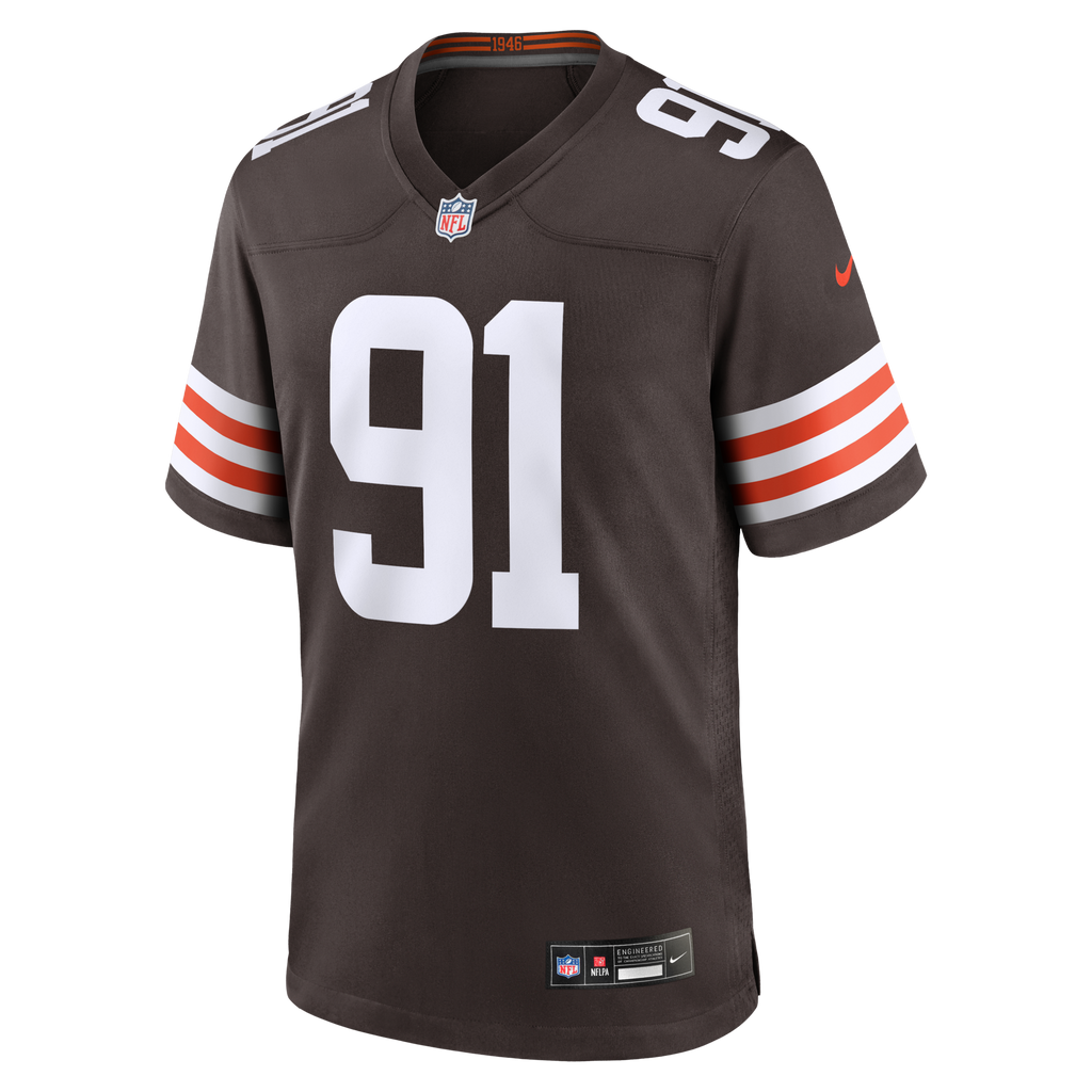 Cleveland Browns Alex Wright Brown Team Game Jersey product image 2, provided for visual reference and product detail review