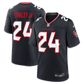 Houston Texans Derek Stingley Jr. Navy Game Jersey product image 1, provided for visual reference and product detail review