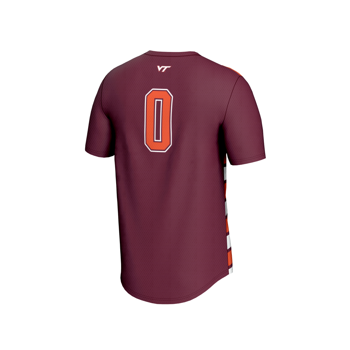 Virginia Tech Hokies Lightweight Collegiate #0 Soccer Fashion Jersey - Maroon product image 4, provided for visual reference