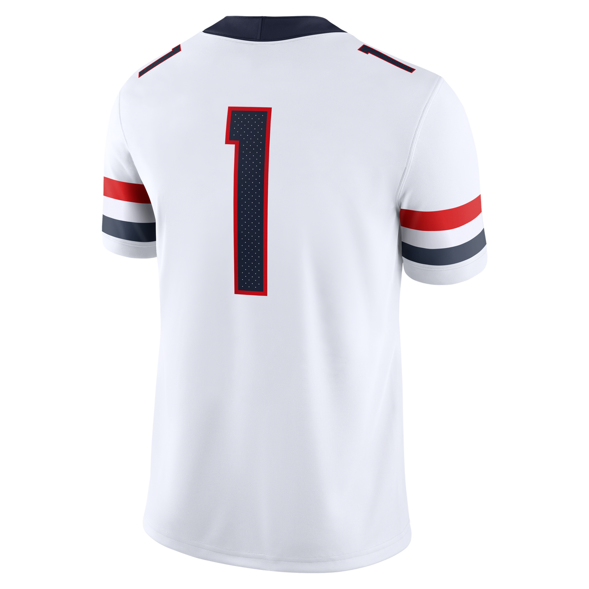 #1 Arizona Wildcats Road Game Football Jersey - White product image 4, provided for visual reference and product detail