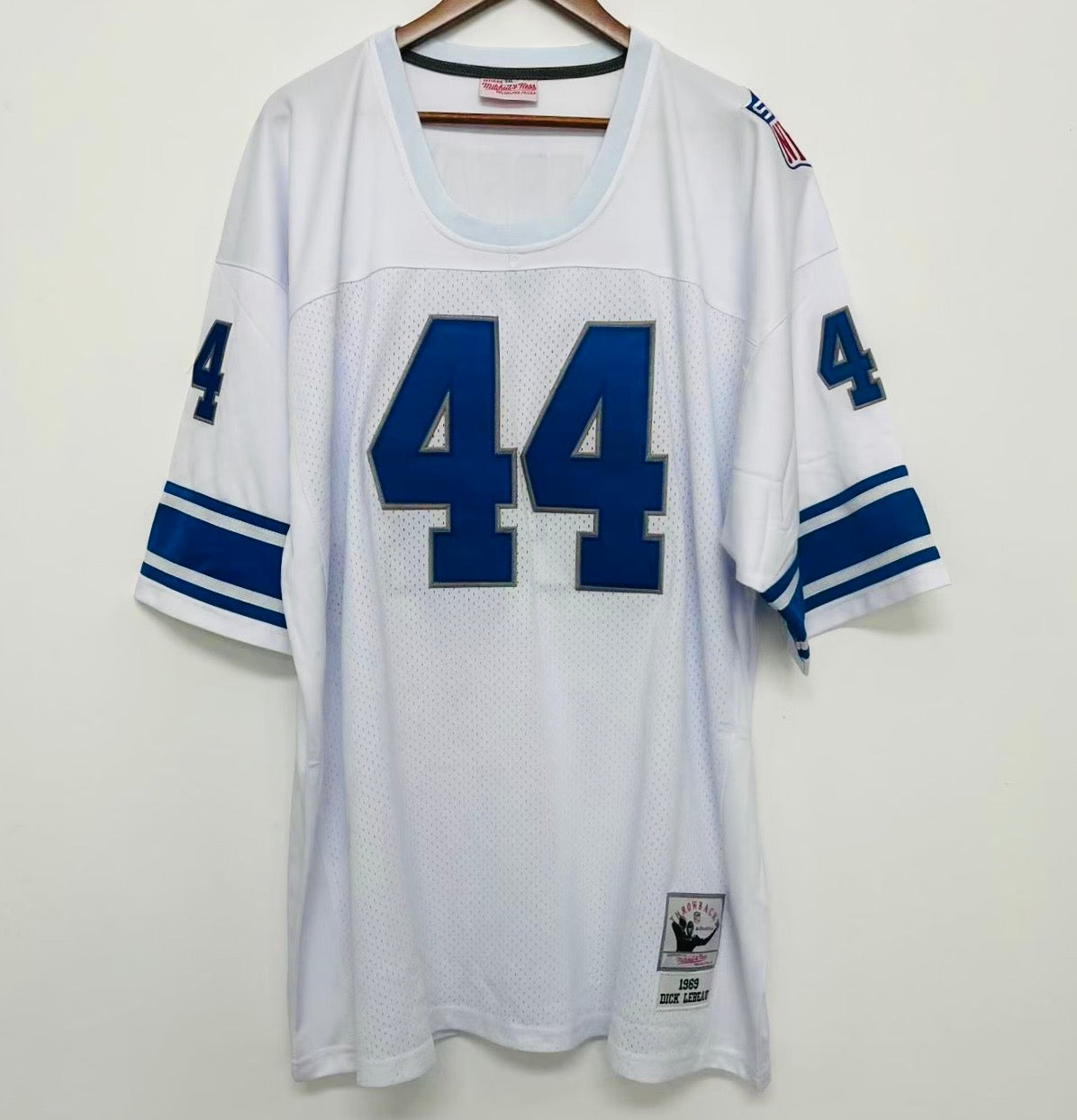 DICK LEBEAU 1969 Detroit Lions NFL Mitchell & Ness Jersey product image 2