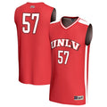 #57 UNLV Rebels Lightweight Collegiate Basketball Fashion Jersey - Cardinal product image 1, provided for visual reference