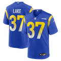 Los Angeles Rams Quentin Lake Royal Game Player Jersey product image 1, provided for visual reference and product detail