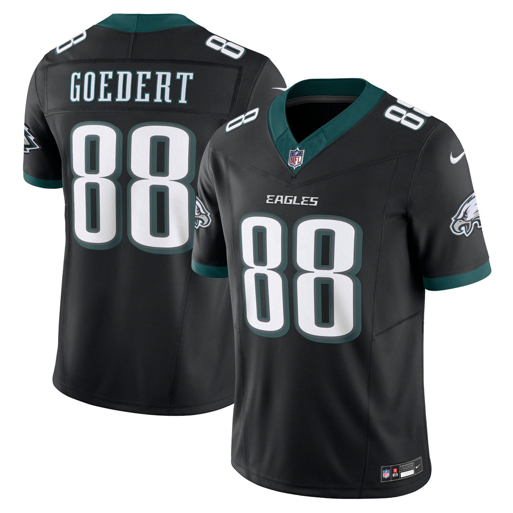 Philadelphia Eagles Dallas Goedert Black Alternate Vapor F.U.S.E. Limited Jersey product image 2, provided for visual