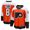 Philadelphia Flyers Cam York Orange Home Breakaway Jersey product image 1, provided for visual reference and product detail