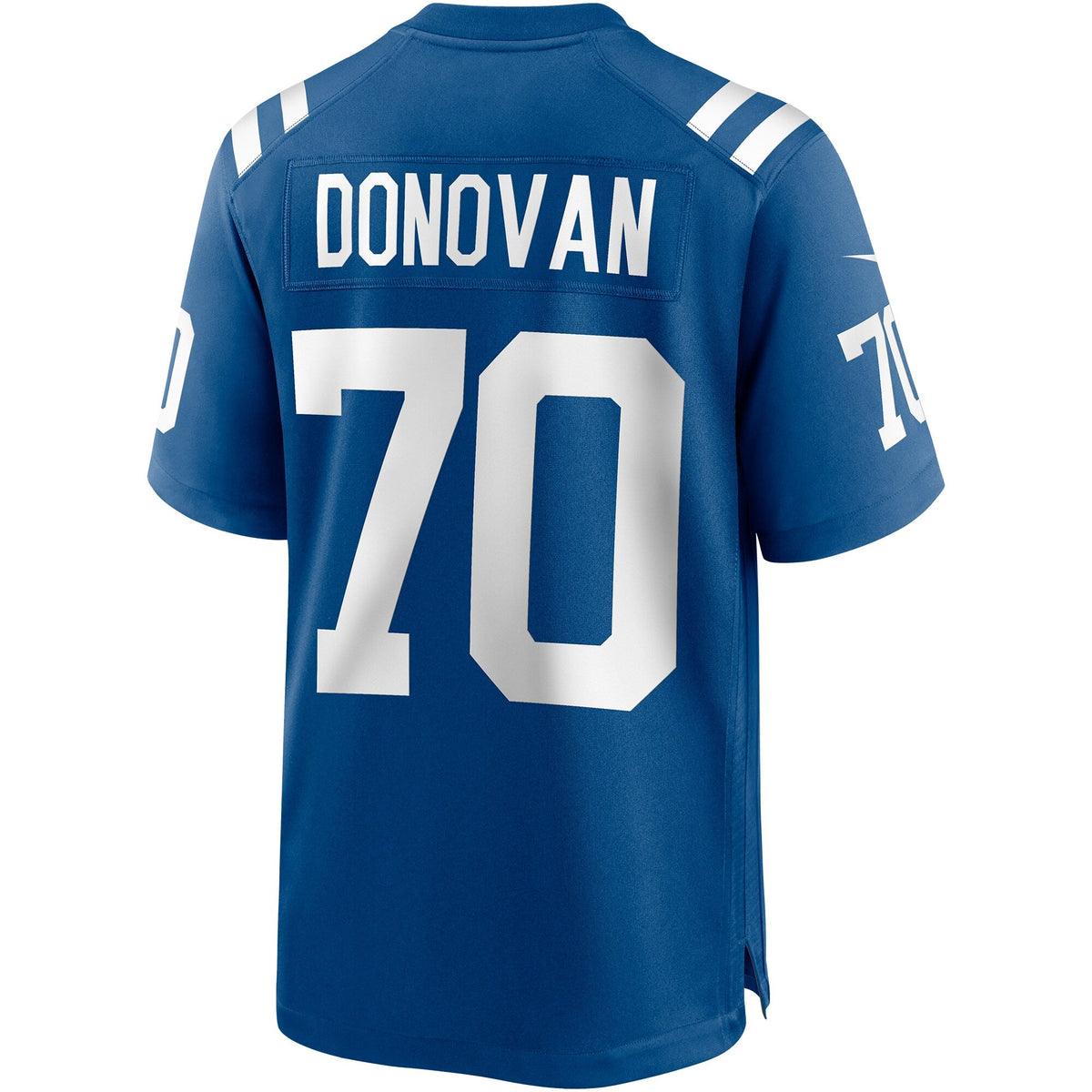 Indianapolis Colts Art Donovan Royal Game Retired Player Jersey product image 4, provided for visual reference and product