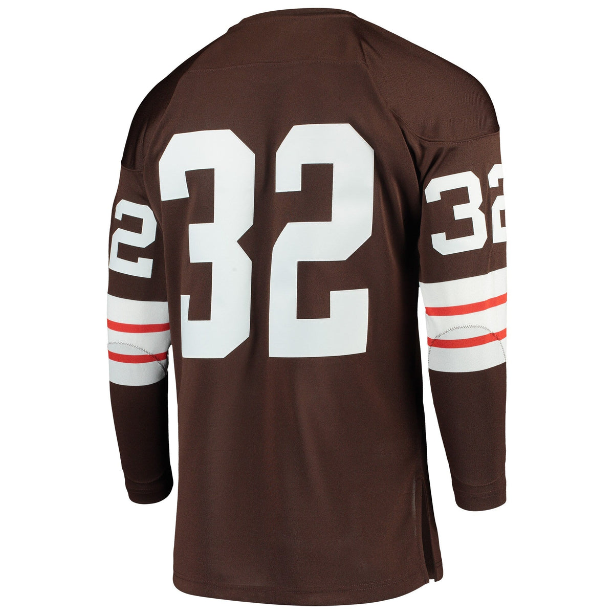 Cleveland Browns 1964 Jim Brown Brown Authentic Throwback Retired Player Jersey product image 4, provided for visual