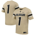 #1 Colorado Buffaloes Alternate Game Football Jersey - Gold product image 1, provided for visual reference and product