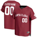 Santa Clara Broncos Lightweight Collegiate Baseball NIL Pick-A-Player Fashion Jersey - Red product image 1, provided for