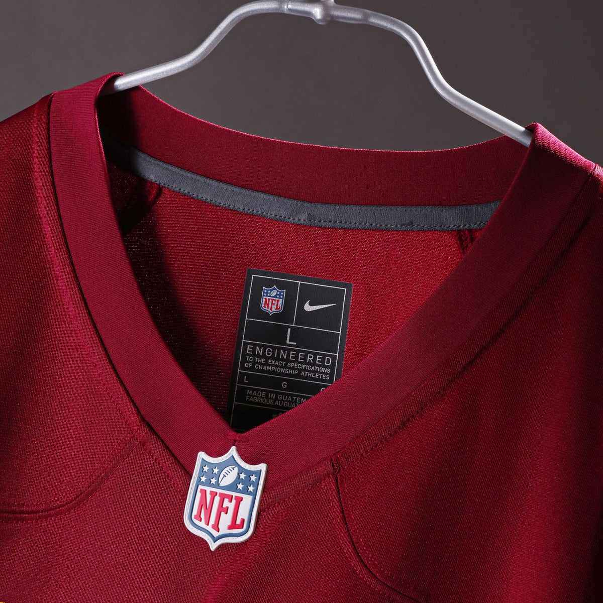 Washington Commanders Luke McCaffrey Burgundy Game Jersey product image 5, provided for visual reference and product detail