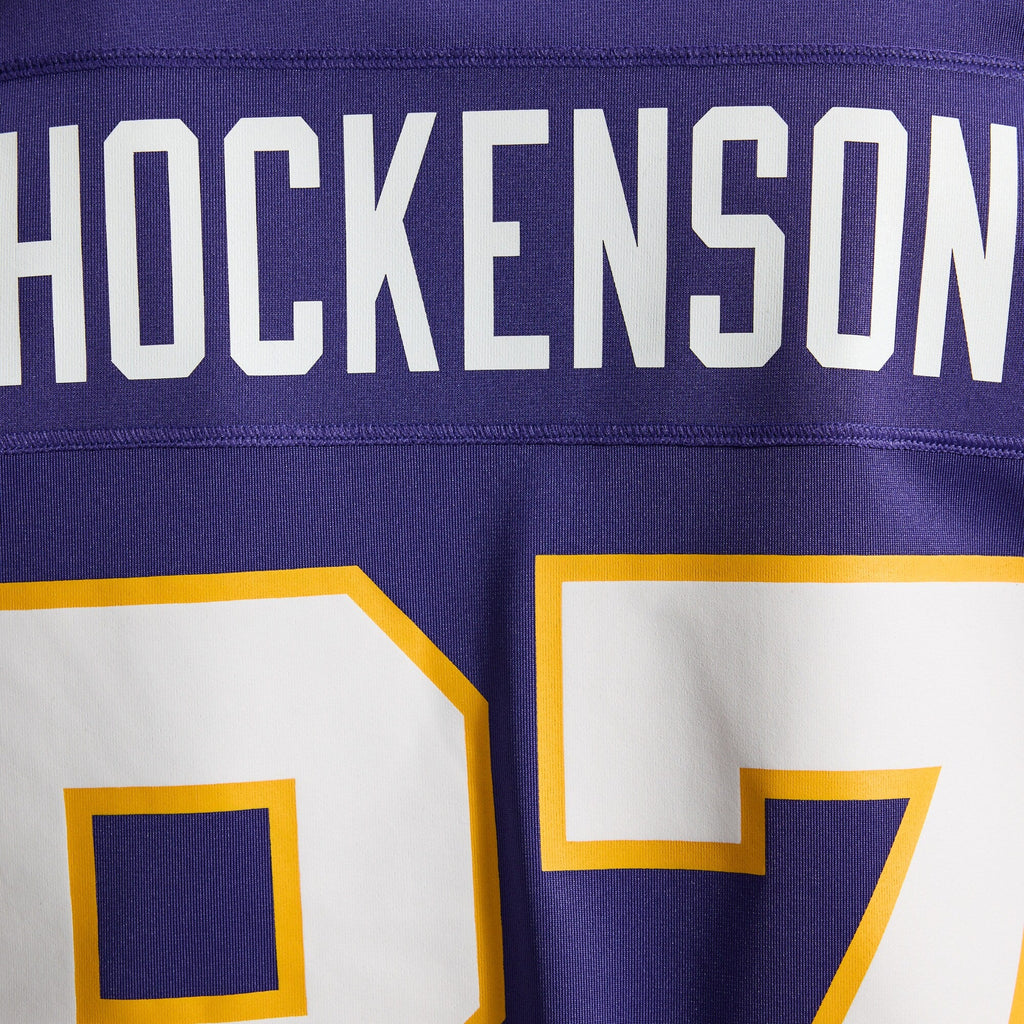 Minnesota Vikings T.J. Hockenson Purple Classic Player Game Jersey product image 5, provided for visual reference and