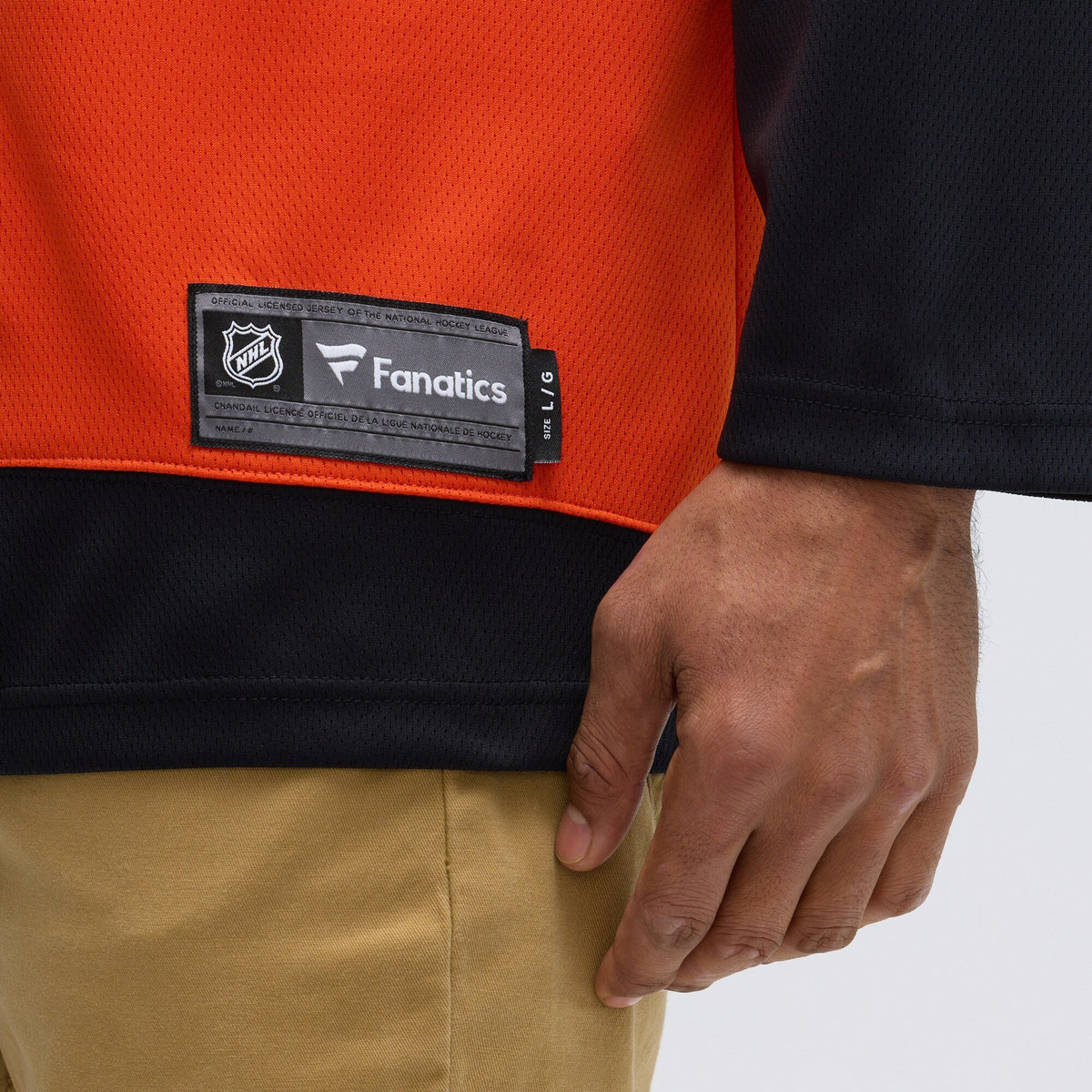 Philadelphia Flyers Burnt Orange Home Breakaway Jersey product image 10, provided for visual reference and product detail