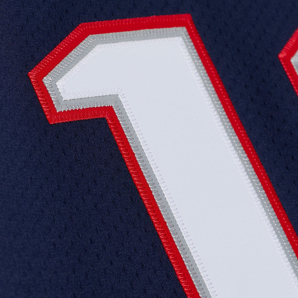 New England Patriots Tom Brady Navy Super Bowl XXXVI Authentic Throwback Jersey product image 10, provided for visual