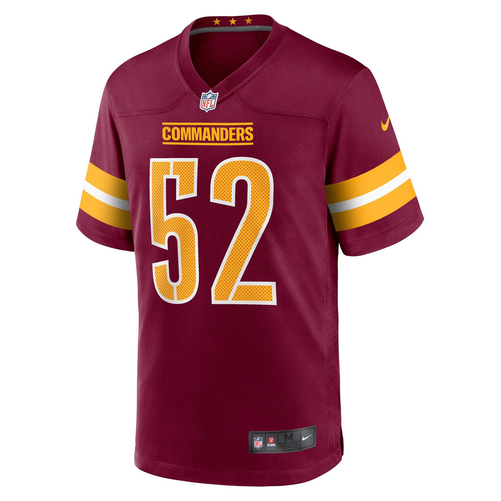 Washington Commanders Jamin Davis Burgundy Player Game Jersey product image 3, provided for visual reference and product