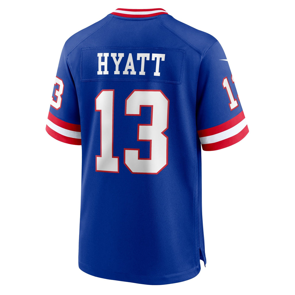 New York Giants Jalin Hyatt Royal Alternate Game Jersey product image 4, provided for visual reference and product detail