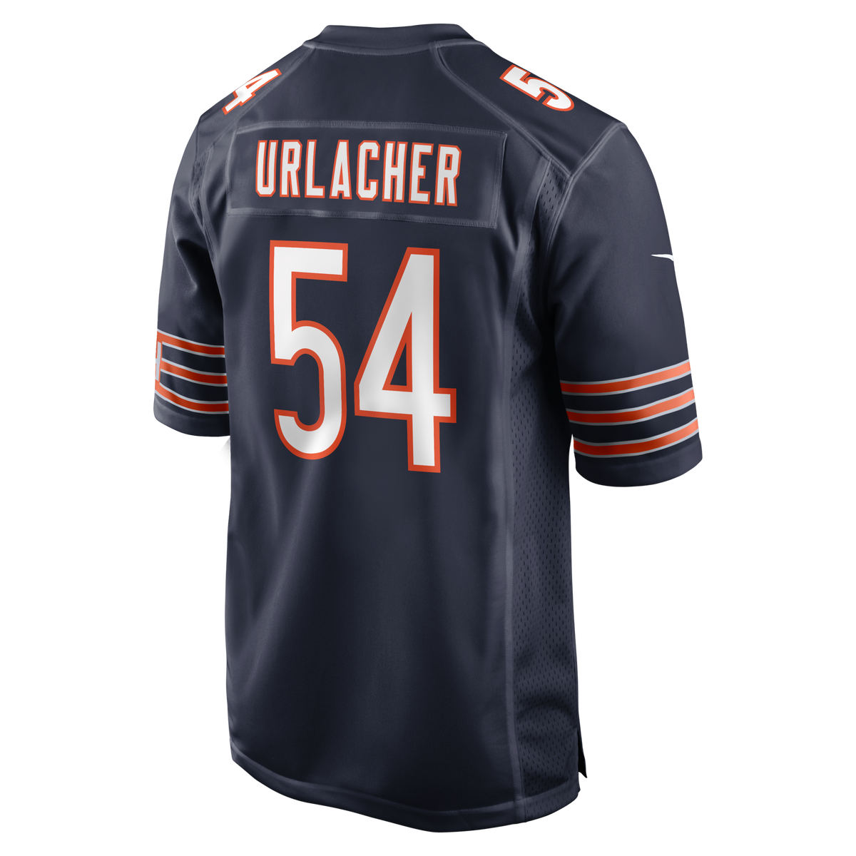 Chicago Bears Brian Urlacher Navy Game Retired Player Jersey product image 3, provided for visual reference and product