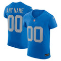 Detroit Lions Blue Alternate Vapor F.U.S.E. Elite Custom Jersey product image 1, provided for visual reference and product