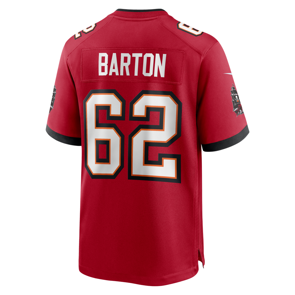 Graham Barton Pick No. 26 Red Player Game Jersey product image 3, provided for visual reference and product detail review