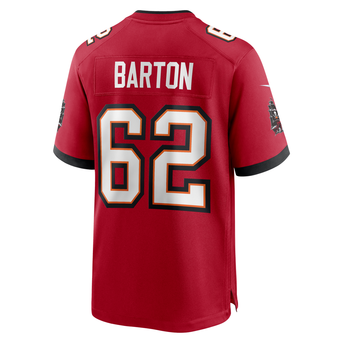 Graham Barton Pick No. 26 Red Player Game Jersey product image 3, provided for visual reference and product detail review