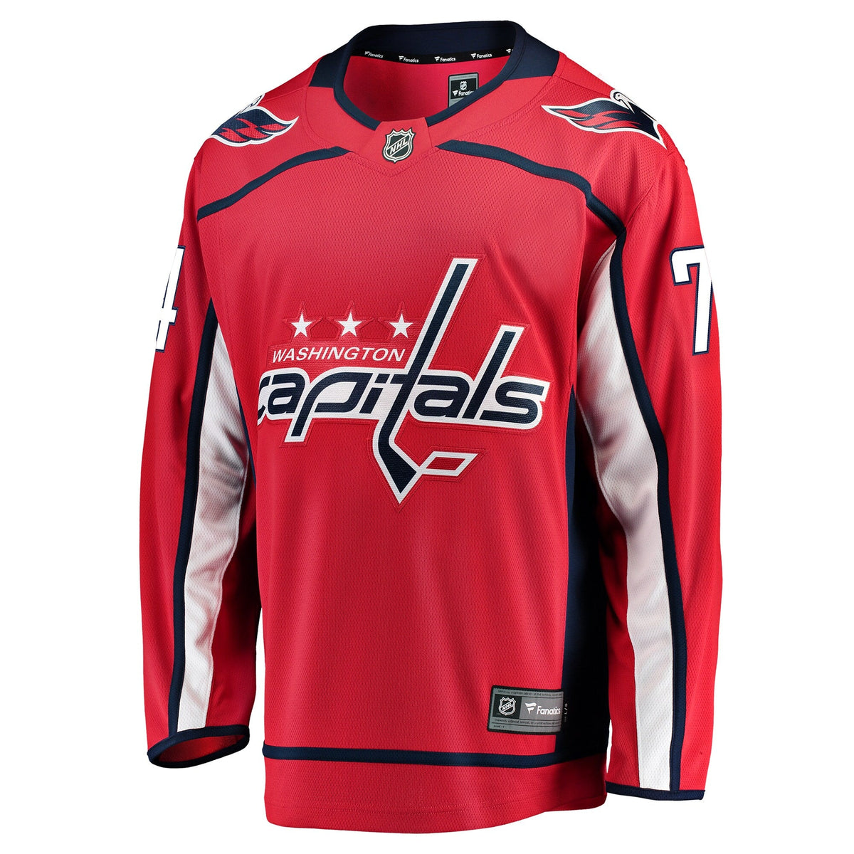 Washington Capitals John Carlson Red Home Breakaway Player Jersey product image 3, provided for visual reference and product