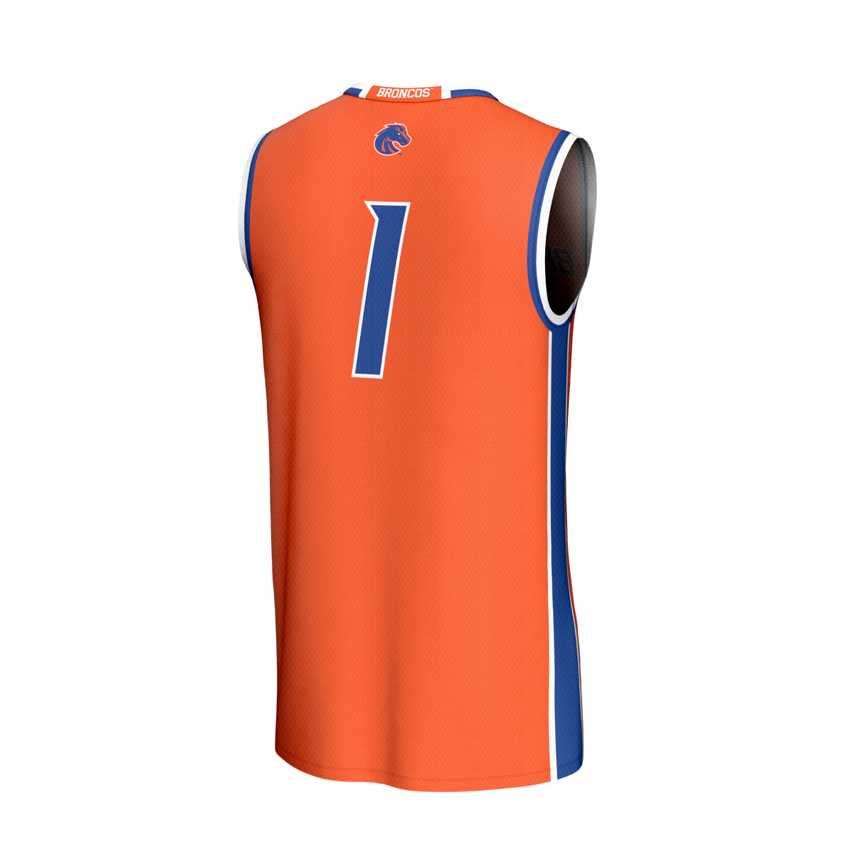 Boise State Broncos Collegiate Basketball Fashion Jersey - Orange product image 4, provided for visual reference and product
