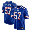 Buffalo Bills A.J. Epenesa Royal Game Player Jersey product image 1, provided for visual reference and product detail review