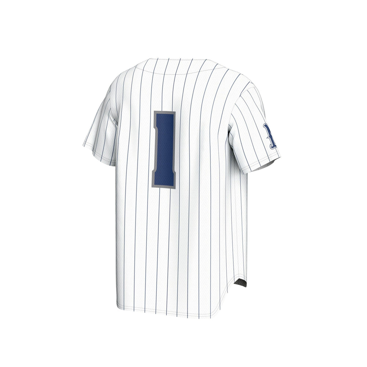 Nevada Wolf Pack Adult Lightweight Baseball Jersey - White product image 4, provided for visual reference and product detail