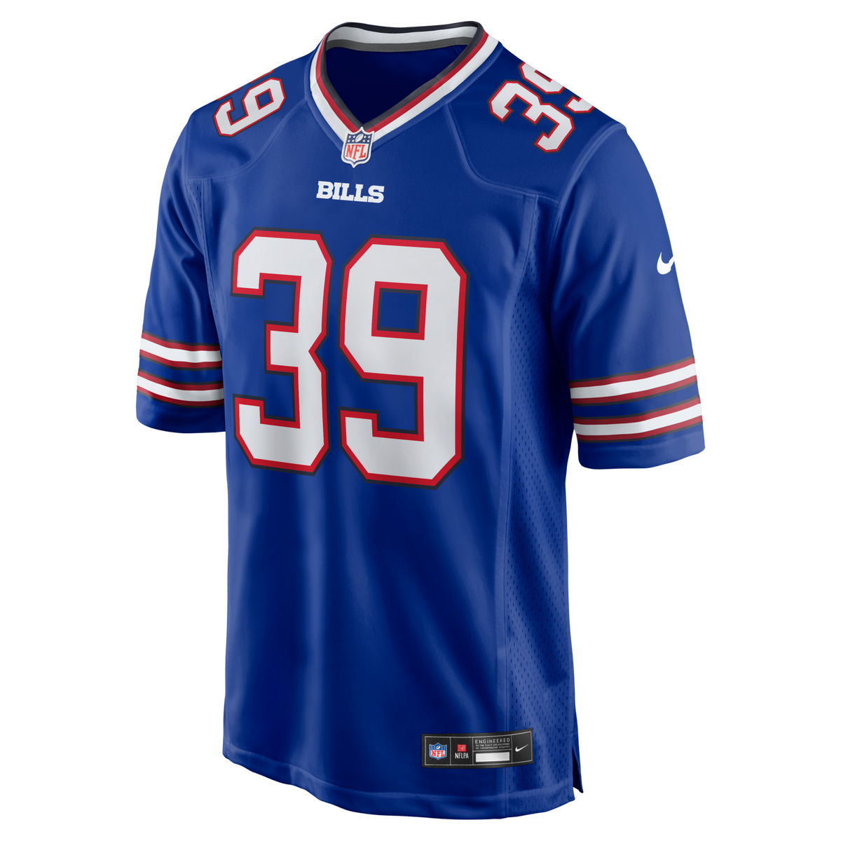 Buffalo Bills Tommy Doman Royal Team Game Jersey product image 2, provided for visual reference and product detail review