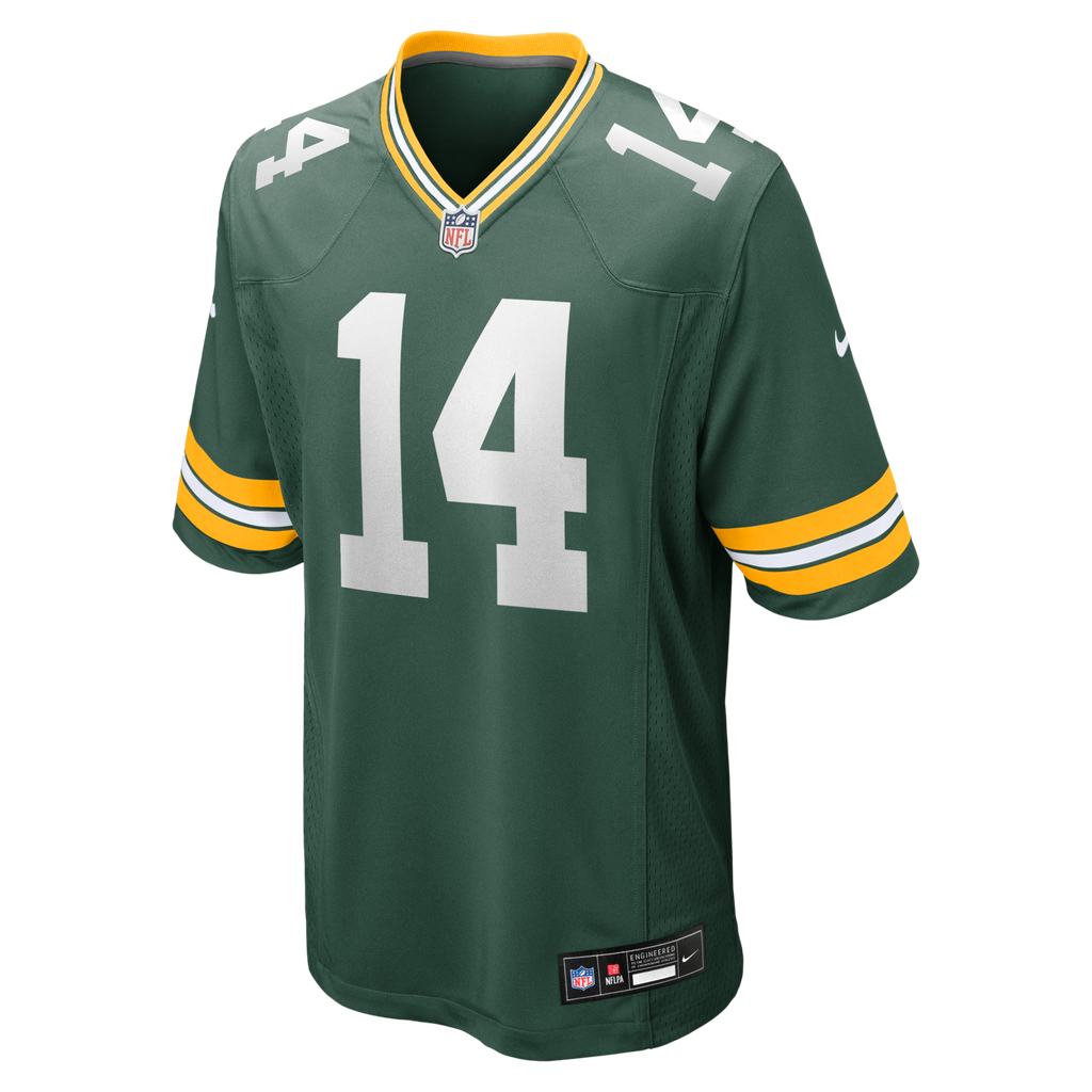 Green Bay Packers Don Hutson Green Retired Player Jersey product image 2, provided for visual reference and product detail