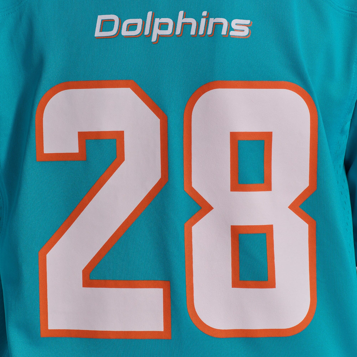 Miami Dolphins Devon Achane Aqua Player Game Jersey product image 11, provided for visual reference and product detail review