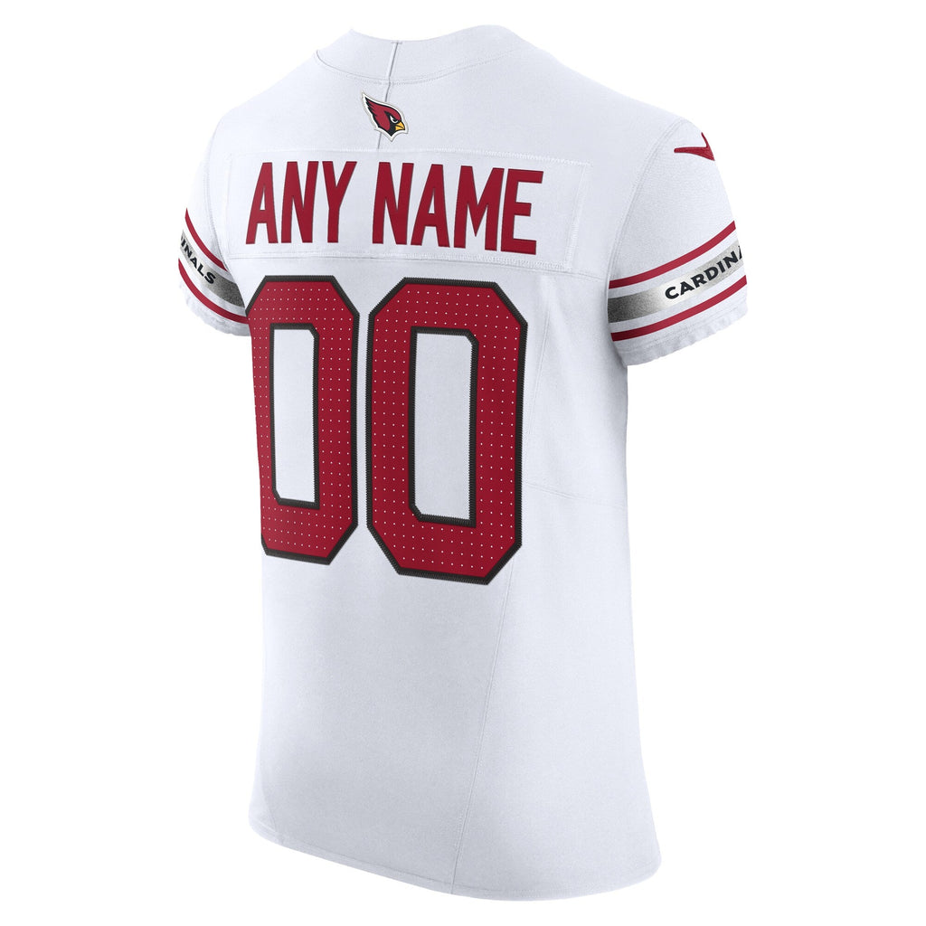 Arizona Cardinals White Vapor F.U.S.E. Elite Custom Jersey product image 4, provided for visual reference and product detail