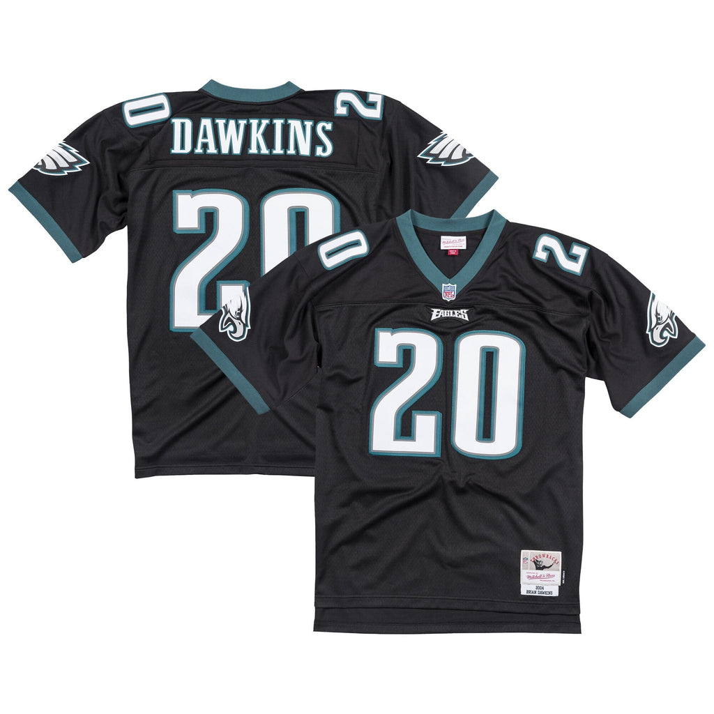 Philadelphia Eagles Brian Dawkins Black Legacy Replica Jersey product image 1, provided for visual reference and product