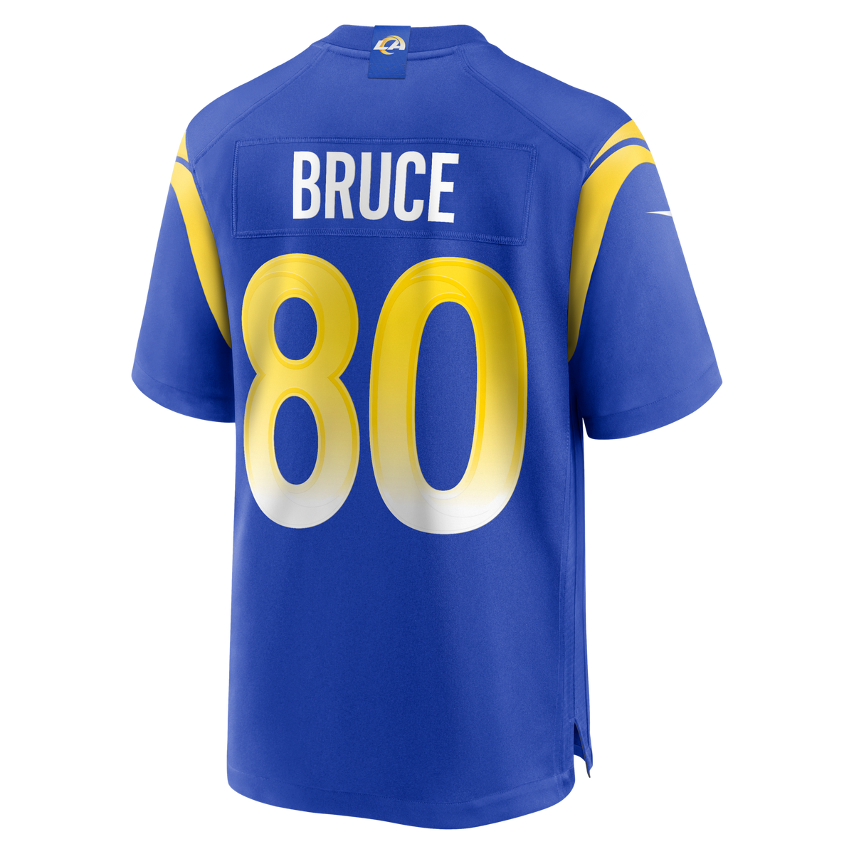 Los Angeles Rams Isaac Bruce Royal Game Retired Player Jersey product image 3, provided for visual reference and product