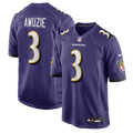 Baltimore Ravens Chidobe Awuzie Purple Team Game Jersey product image 1, provided for visual reference and product detail