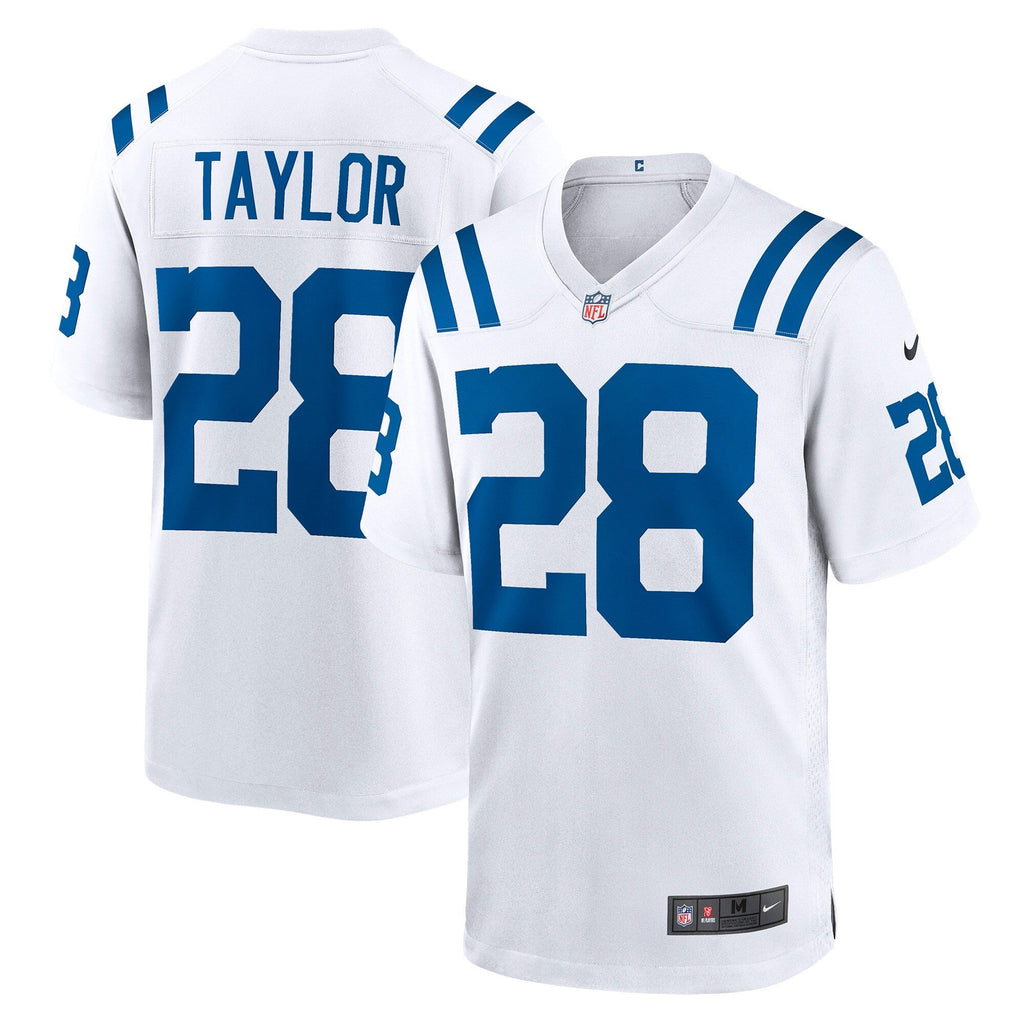 Indianapolis Colts Jonathan Taylor White Player Game Jersey product image 2, provided for visual reference and product