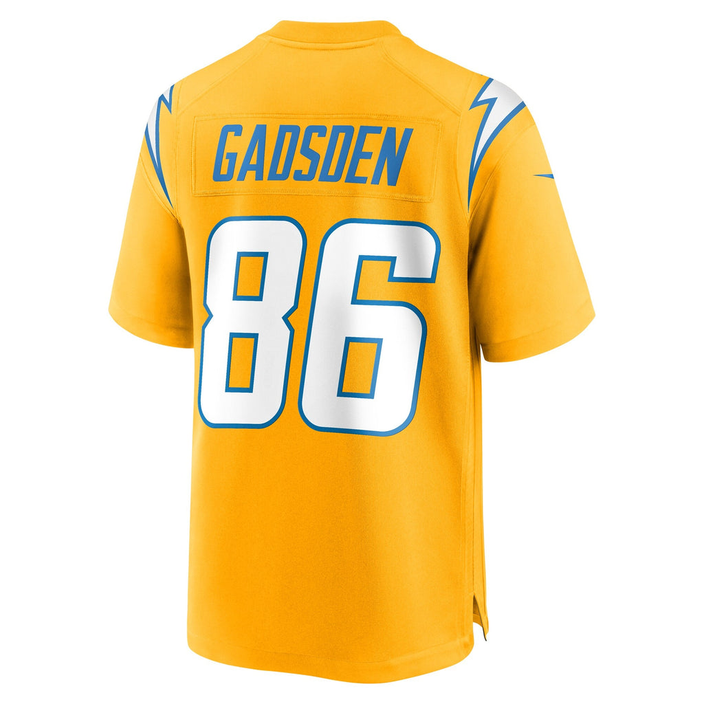 Los Angeles Chargers Oronde Gadsden Gold Alternate Charger Power Game Jersey product image 4, provided for visual reference