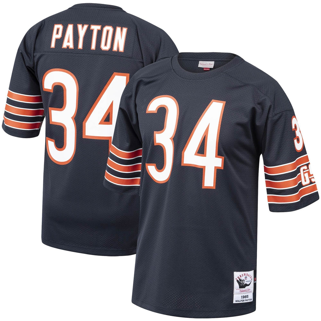 Chicago Bears 1985 Walter Payton Navy Authentic Throwback Retired Player Jersey product image 1, provided for visual